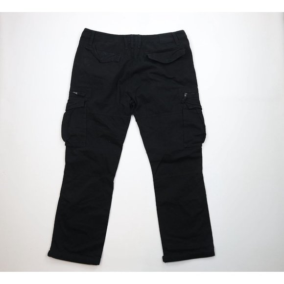 Vintage 90s Marithe Francois Girbaud Mens 42x34 Regular Fit Strap Cargo Pants - Picture 9 of 13